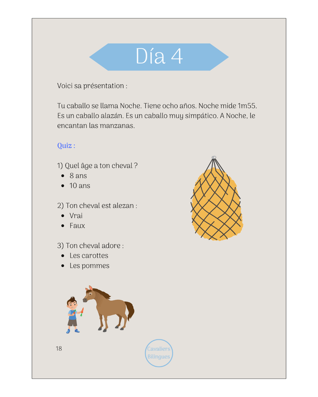 Direction l'Espagne - Cahier de vacances espagnol-équitation
