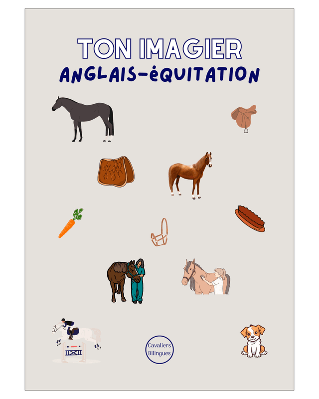 Ton imagier anglais-équitation
